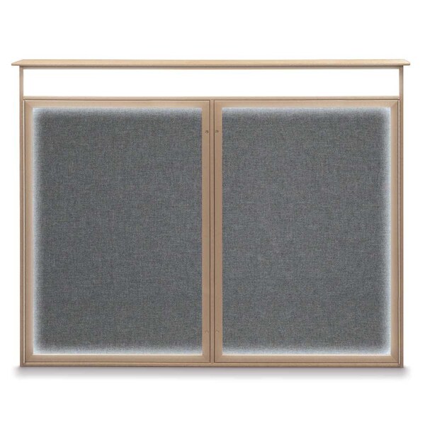 Single Door Enclosed Indoor Letterboard